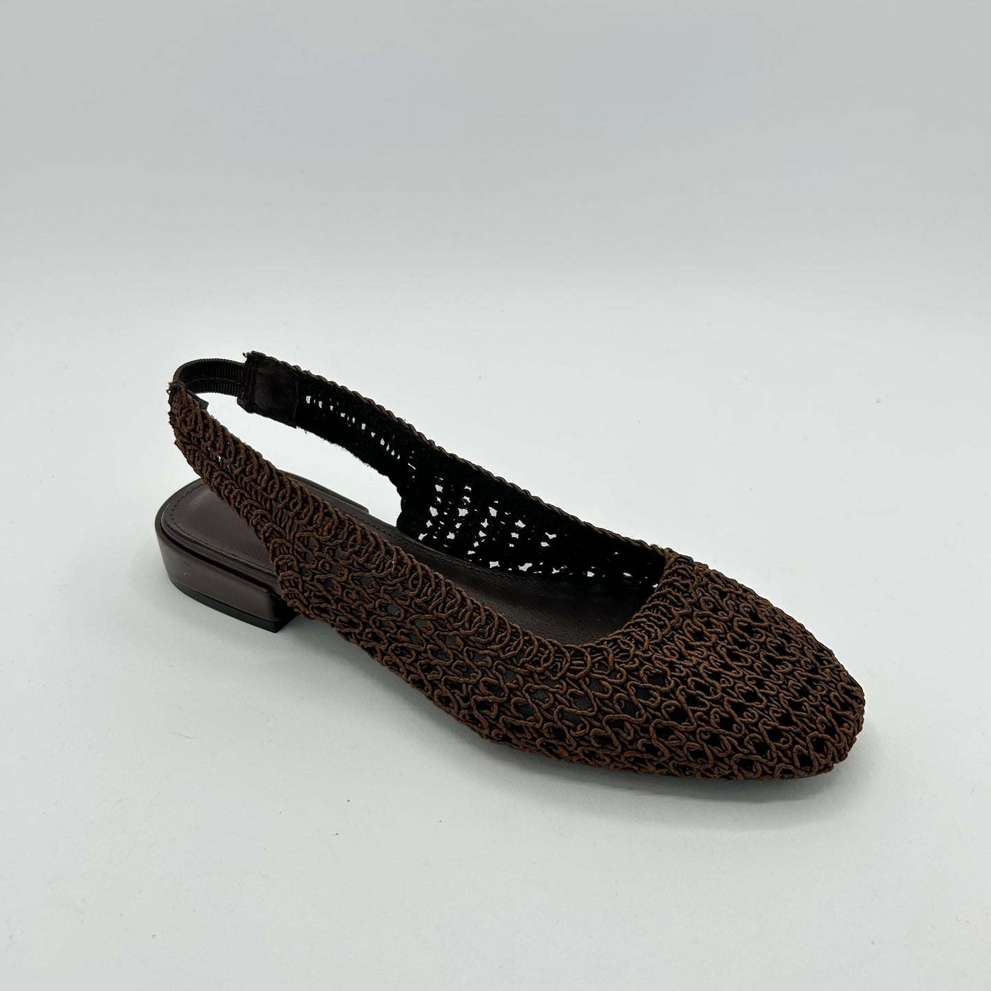 Slingback intrecciata