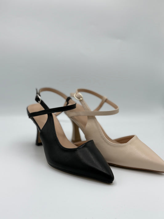 Décolleté Slingback con cinturino