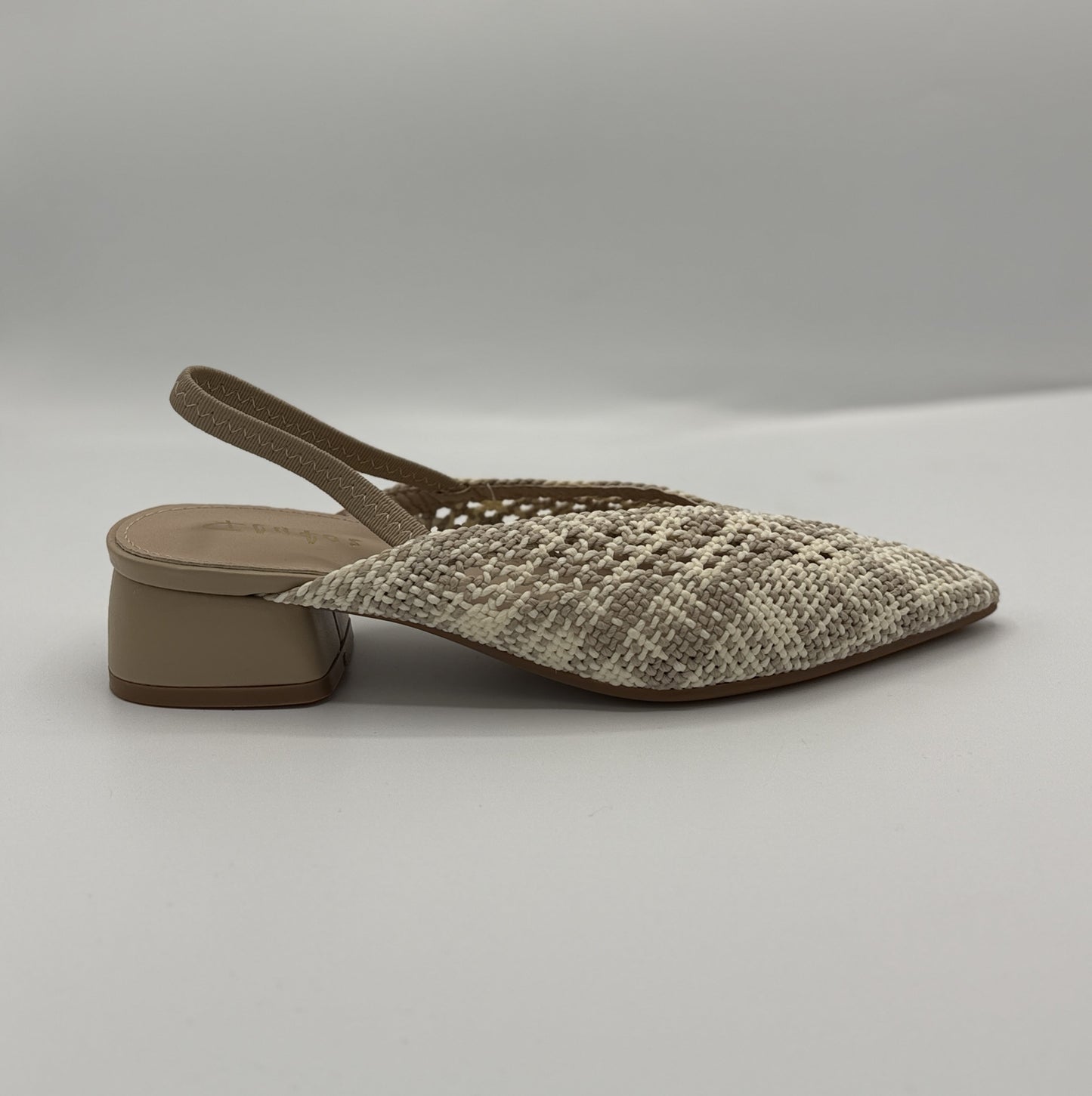 Ballerine slingback in tessuto
