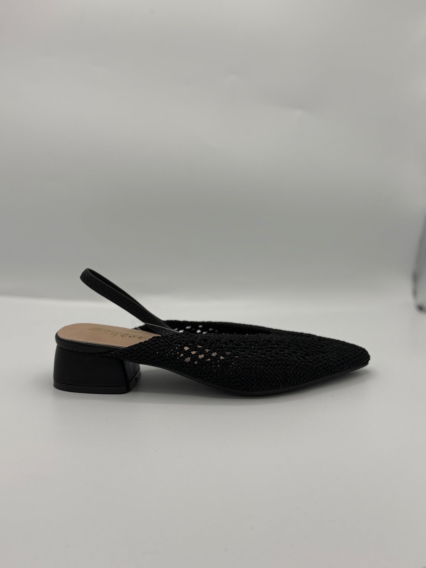 Ballerine slingback in tessuto