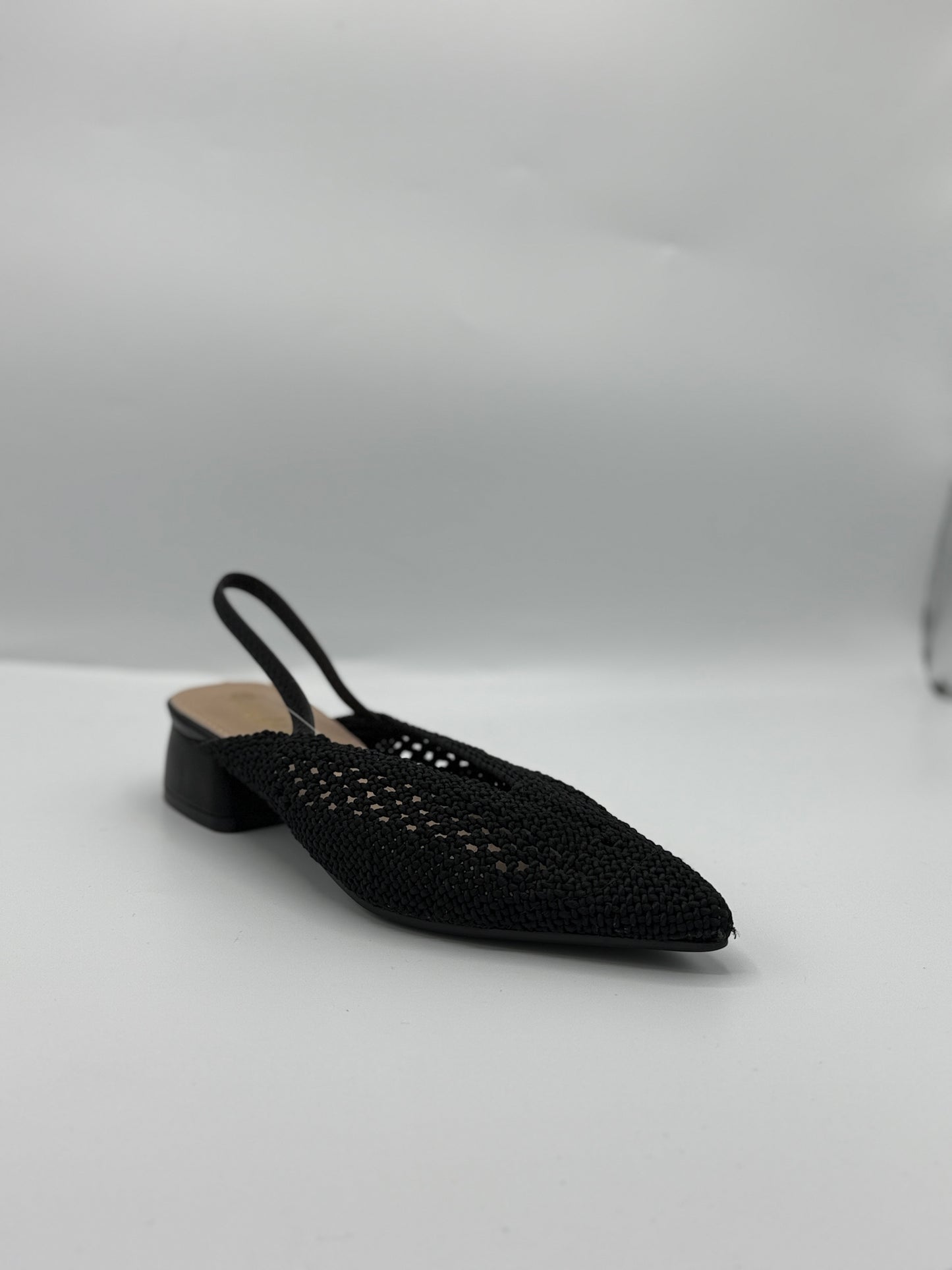 Ballerine slingback in tessuto
